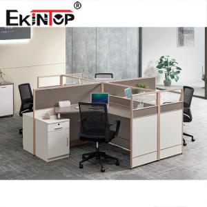 China Commercial Modern 4 Seater Office Workstation Furniture ISO9001 Certified on sale
