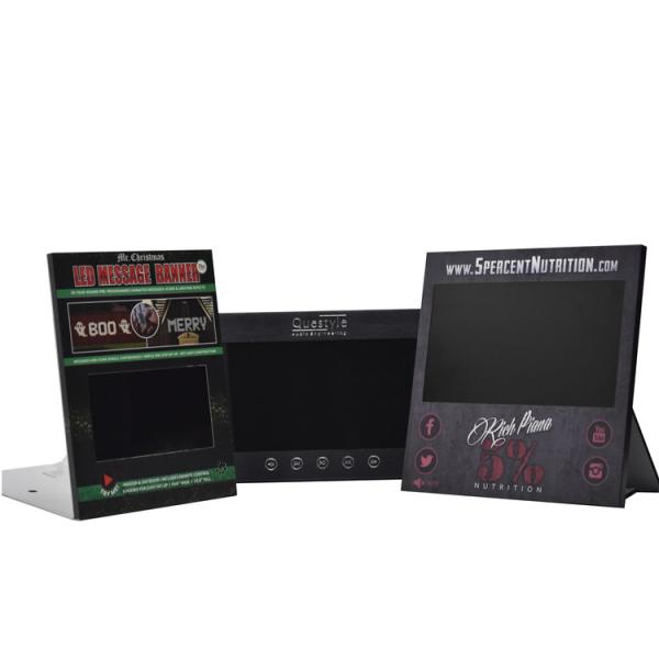 Quality 10 inch tft HD screen video POS Adveertising Displays monitor with video play in loop function for sale