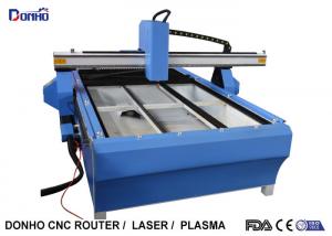  Blue CNC Plasma Metal Cutting Machine / Industrial Plasma Cutter With Rotary Axis Manufactures