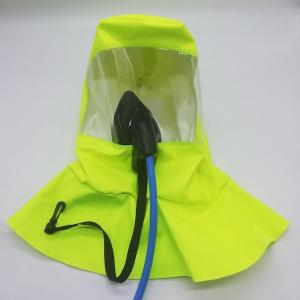 China EEBD Hood Full Face Mask Breathing Apparatus Components With Mouth & Nose Valve on sale