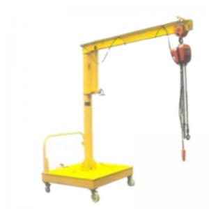 China Cantilever Mobile Movable Jib Cranes With Chain Hoist 500kg on sale