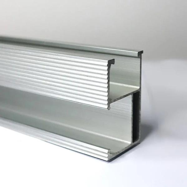 3 Meter Anodized Aluminum Solar Mounting Rail / Solar Panel Installation Rails Manufactures