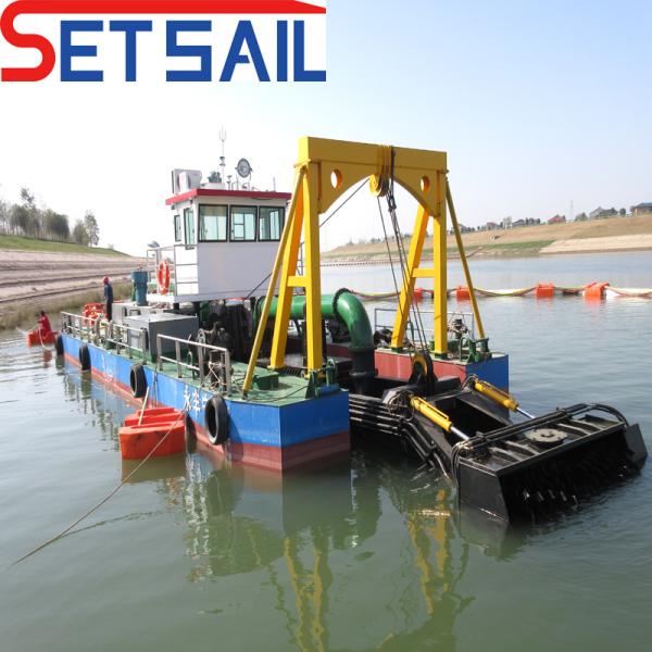 Hydraulic Diesel Engine Trailing Suction Hopper Dredger for River Dredging Depth 4m-15m