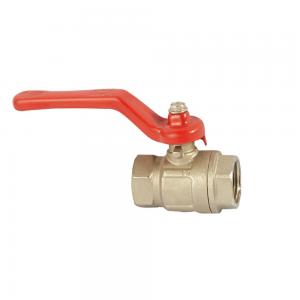 China Customization OBM PVC Handle Brass Full Port Ball Valve All Size Available on sale