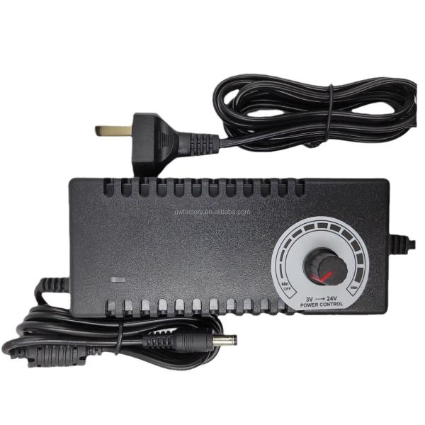 3-24V 10A Digital Display Adjustable Power Supply Adapter USB Wall Charger with Sustainable and Adjustable Voltage Output