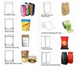 Zipper Custom Printing Heat Sealing Kraft Paper Bags With Window For Tea