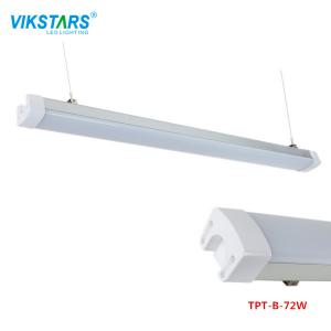  IP65 36w 72w Tri Proof LED Light Fixture With Grey Housing Color Manufactures