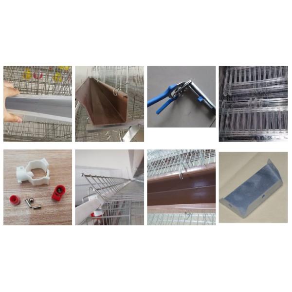 2.15*2.3*1.9 Size Chicken Battery Cage Poultry Farming , 3-5 Layers Chicken Farm Cage