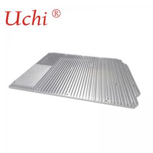  Aluminum Extrusion Plate Heat Sink With 2 Pipes Friction Welding Manufactures