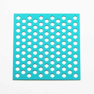  Carbon Steel Hexagonal Hole Perforated Sheet For Screens Manufactures