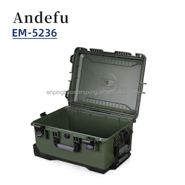 Protective Plastic case with Wheels Trolley Tool case Box Flight case Trolley