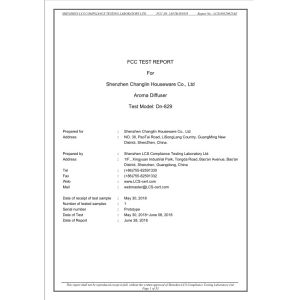 Shenzhen Changlin Houseware Co., Limited Certifications