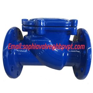 GGG50 cast iron resilient seal check valve