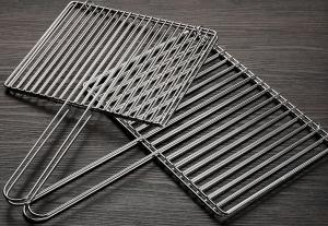  Folding Rust Proof Bbq Grilling Basket Stainless Steel Bbq Net Mesh For Fish Manufactures