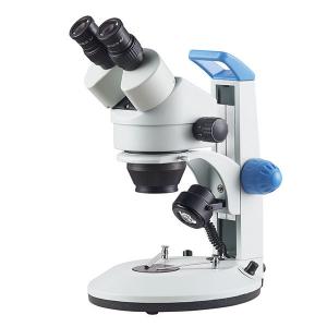 China Stereo zoom microscope binocular zoom microscope track stand downlight on sale