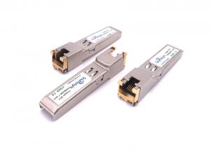 China 1000base-T Copper Sfp Transceiver Module For Ethernet Rj45 100m Over Cat5 Cable on sale