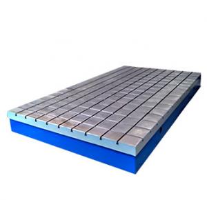  Ra3.2 Crossed T Slot Cast Iron Surface Plates Working Table Manufactures
