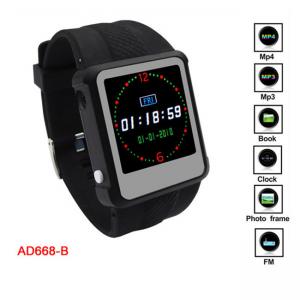  White Black Orange Digital Sports Wrist Watch With E-book Function, Video, FM Radio Manufactures