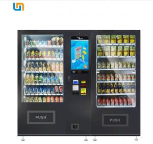  Large Capacity Combo Snacks Drink Vending Machine With Double Tempered Glass Door Manufactures