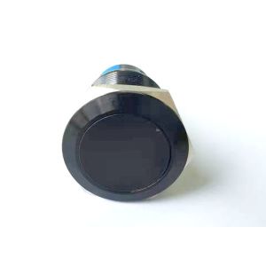 Aluminum Anti Vandal Push Button Switch , 19mm IP67 Push Button Switch