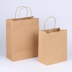  Recyclable Personalised Brown Paper Bags OEM / ODM Available For Packaging Manufactures
