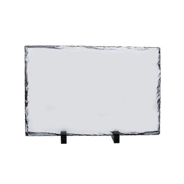 Blank Sublimation Rock Slate Picture Frames Various Shape Sizes Diy Custom Sublimation Photo Slate