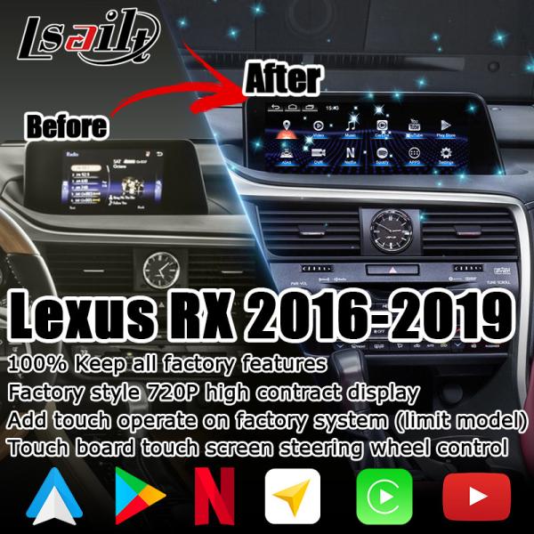 Android 8+128GB Lsailt Lexus Android carplay android auto Screen for RX350 RX450h RX300 2.0Ghz Processor