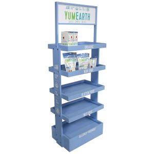 Countertop Rum Cake Display Rack Wooden Display Baskets For Bakery Bakeshop