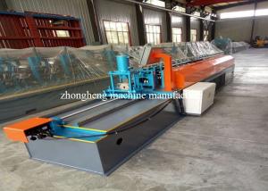 China Metal Window Section Stud And Track Roll Forming Machine For 2mm Thickness Square Pipe on sale
