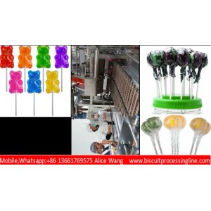 Buy cheap A to Z Lollipop Production Line Process Machine Custom Boni Bear Hear Mikey Rose from wholesalers