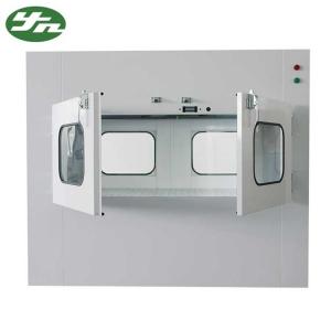 China Double Doors Air Shower Cleanroom Pass Box Hepa / Pre Fliter System Durable on sale