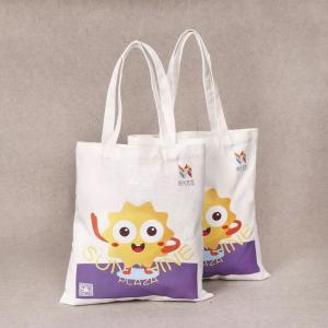  Fashionable Shoulder Cotton Canvas Tote Bags With Zipper Sunflower On The Surface Manufactures