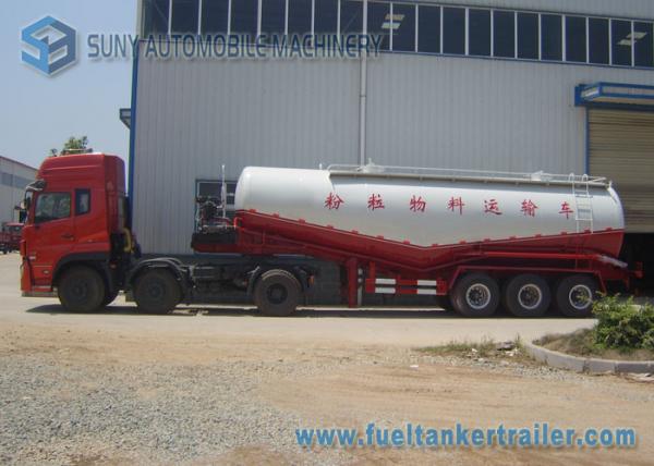 Quality Tri Axle 38 M3 Dry Bulk Tanker Trailer V Shape Cement Tank Semi Trailer for sale