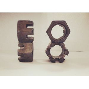 Buy cheap High Precision GB58 Hexagon Slotted Nut , M20x1.5 Castle Nut For Building from wholesalers