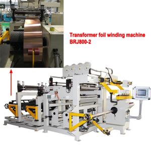  PLC Control Duplex Layer Foil Winding Machine Transformer Dry Type Manufactures
