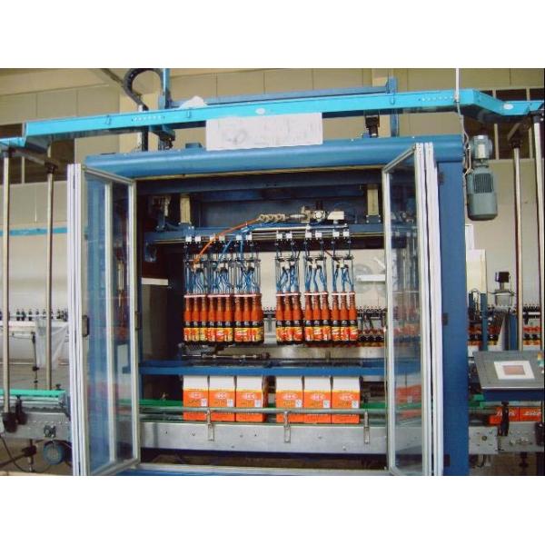 High Speed Automatic Case Packer Machine , Cardboard Boxes Carton Packing Machine