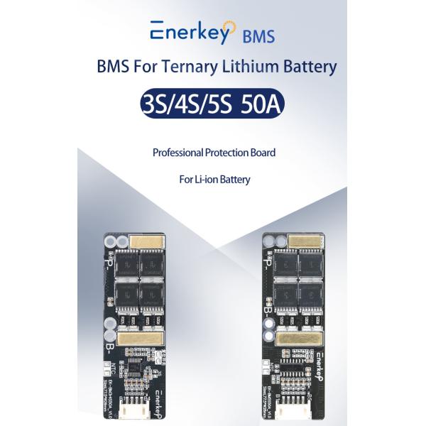 Enerkey 5S 50A 3.2V 3.7V 18650 BMS Lithium Battery Cell PCB BMS Protection Board For Home Storage System