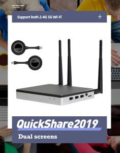 China Android7.1 Wireless Presentation Box , UHD Hdmi Transmitter And Receiver on sale