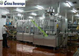 Energy Drink Water Bottle Filling Machine , Carbonated Soft Drink Production Line
