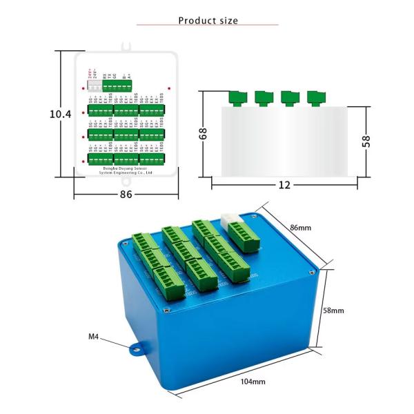 9-in-one Multi-channel Transmitter For Force Sensor Pressure Gravity Intelligent Transmission Unmanned Vending Machine