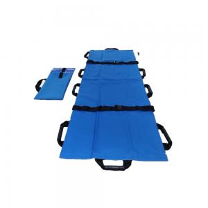 China Folding Stretcher 10 Handles Sheet Medical Soft Stretcher Carry Bag Surgical Medical Kit 178cm on sale