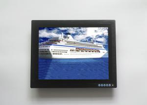 China Anti Glare Touch Screen Display Monitor , Waterproof LCD Monitor For Vessel Surveillance on sale