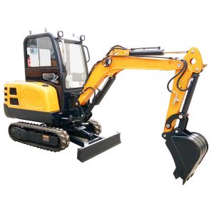 Power Saving 2.5 Ton Mini Excavator 22.1kw Power Small Backhoe Digger