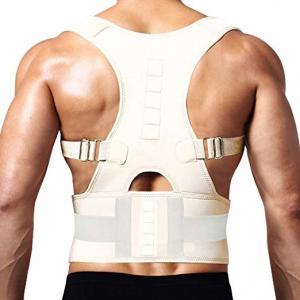 China S-XXL size clavicle brace for posture elastic back support belt with magnets on sale