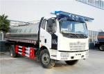 FAW 4x2 6 Wheels Milk Transport Truck , Milk Tanker Truck 8000L - 10000L