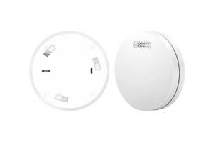 China Pure White TUV CE Home Fire Smoke Detector System Smoke Alarm For Home Fire Protection on sale