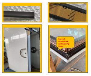 China 14khz Rf Shielded Doors Emc Mri Shielding Room Accessory Copper on sale
