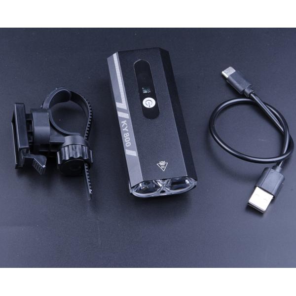 Front Headlight And Free Rear LED Bicycle Tail Light USB Rechargeable Bike Light Set