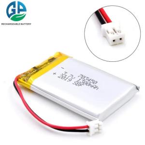 China 3.7v 480mah Lithium Polymer Battery Pack 701438 For Electrical Pen on sale
