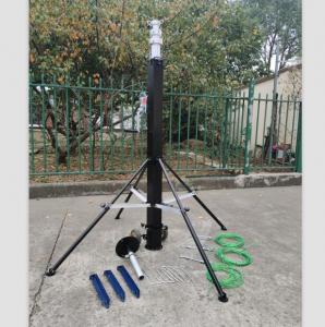 China 30 Ft Telescoping Antenna Mast Aluminum 9m Light Weight Antenna Pole on sale